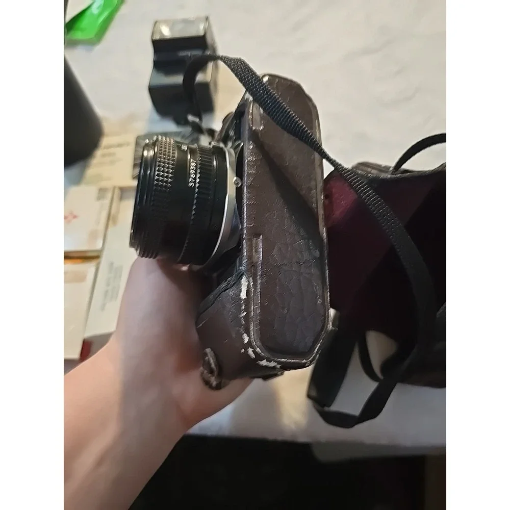 Classic Canon AE-1 Program Camera Bundle with 50mm Lens & Protective Carry Case